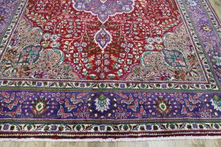 Impressive Persian Tabriz handmade floral carpet,  with color 335 x 250 cm 2