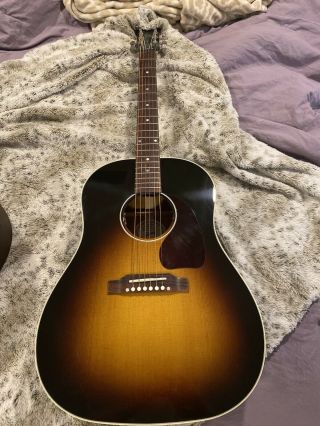 2020 Gibson Acoustic J - 45 Standard Vintage Sunburst - Case