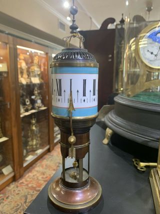 Antique Candle Tower Clock Extremely Rare Museum Quality