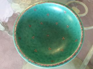 Vintage Gustavsberg Argenta Inlaid Silver Bowl Dish 6“ By 2“