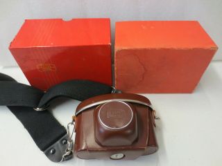 Vintage Camera CARL ZEISS IKON Germany Film Camera with Case Strap Box 2