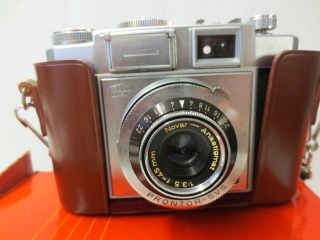 Vintage Camera CARL ZEISS IKON Germany Film Camera with Case Strap Box 3