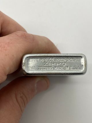 Vintage Zippo Lighter 1940’s Blank Zippo 2032695 - No Engravings 3