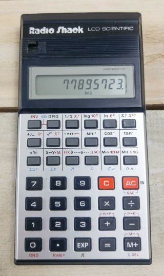 Vintage 80s Radio Shack Ec - 4006 Lcd Scientific Calculator