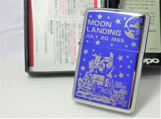Moon Landing July 20,  1969 Zippo Mib 2018 Rare  200112c9