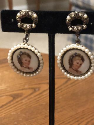 Vintage Limoges Earrings Made In France