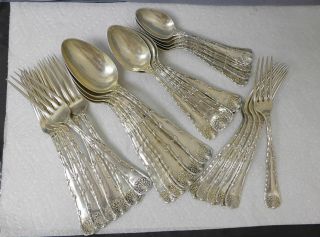 Wave Edge By Tiffany And Co Sterling Silver Flatware Set For 6 Forks Spoons 30pc