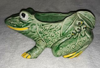 Vintage Mccoy Pottery Frog Planter