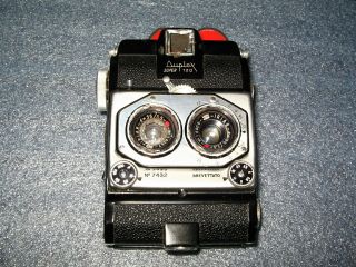 Vintage Camera Duplex 120 Stereo Camera
