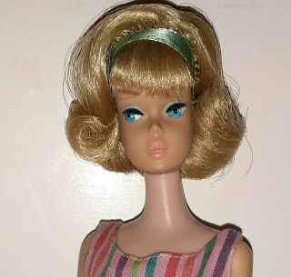 Vintage Barbie Blonde American Girl Sidepart,  Ss,  Ot & Custom Ooak Dress Exc