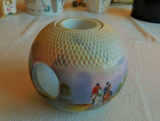 Rare Antique Vintage Royal Bayreuth Bavaria Porcelain Inkwell