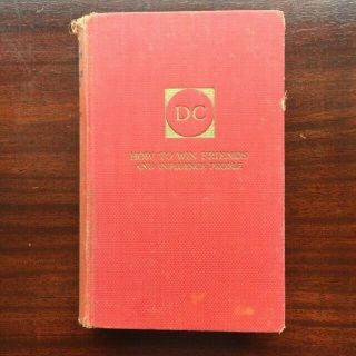 Vintage How To Win Friends And Influence People By Dale Carnegie Hb 1936