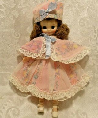 Vintage Betsy Mccall 8 " Doll Clothes Handmade: Dress,  Shawl,  Panties,  Hat 32