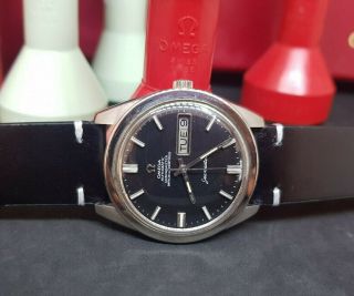 Rare Vintage Omega Seamaster Chronometer Black Dial Cal:751 Auto Man 