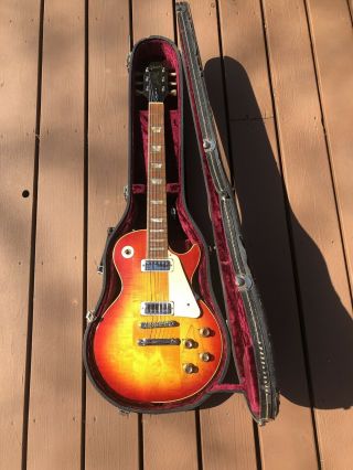 Vintage Rare 1971 - 1972 Gibson Les Paul Deluxe Guitar Unreal