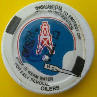 1970 Nfl Houston Oilers Vintage Gatorade Football Helmet Bottle Cap Top Lid Afl