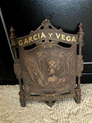 Vintage Cigar Sign - Garcia Y Vega