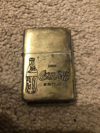 Vintage Coca - Cola Zippo Lighter