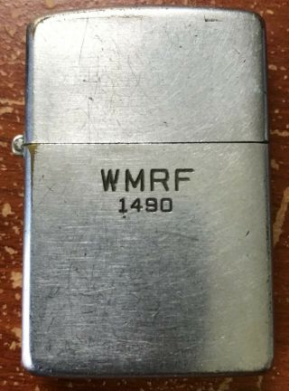 Vintage 3 Barrel Zippo Lighter Wmrf 1490 Lewistown Pa Brushed Chrome