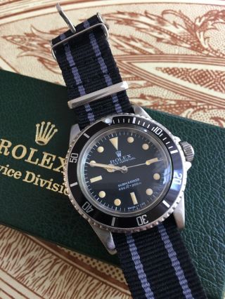 Vintage Rolex Submariner 5513 No Date Matte 2