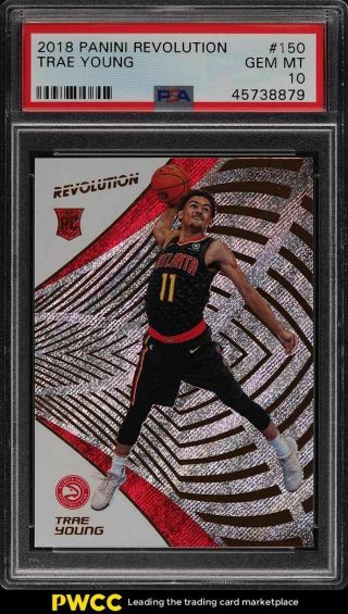 2018 Panini Revolution Trae Young Rookie Rc 150 Psa 10 Gem