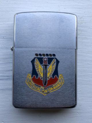 Zippo 1950 - 1957 Tactical Air Command Vintage Lighter US Air Force USAF 3