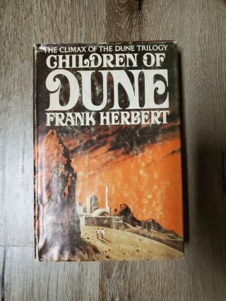 Vintage 1976 Children Of Dune Frank Herbert Hardcover Book Club Edition Sci - Fi