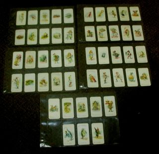 1930 Carreras Alice In Wonderland Full Set Of 48 Tobacco Cards
