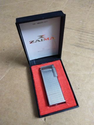Vintage ZAIMA Flint Butane Gas Pipe Lighter OVERHAULED - JAPAN 2