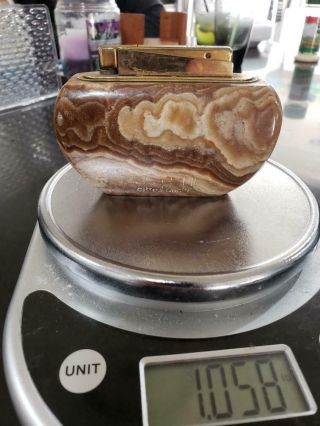 Huge Price Drop: Must Sell: Light Brown Onyx Table Lighter