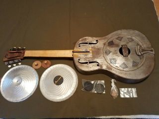 1931 National Triolian Polychrome Resonator Vintage Guitar Project For Repair