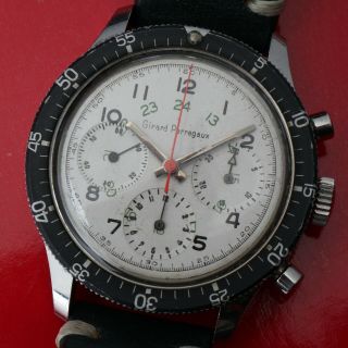 Vintage Girard - Perregaux Chronograph Wristwatch Valjoux 72 Flyback RARE 3