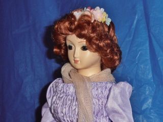 Nortel.  Presidential Ladies,  Vintage Porcelain Doll (mrs.  A.  Filmore) Lim.  Ed.