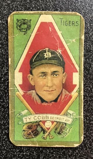 1911 T205 Ty Cobb Card,  Gold Border,  Piedmont,  Ungraded