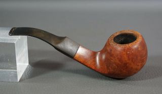 Vintage Stanwell Denmark C - 7 Apple Half Bent Tobacco Smoking Pipe Vg