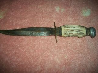 Vintage Buffalo Skinner Knife Solingen Steel Germany