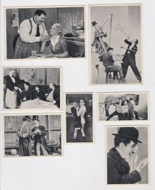 120 A.  & M Wix Cards: Cinema Cavalcade A Series Chaplin,  Marx Brothers Etc 1940