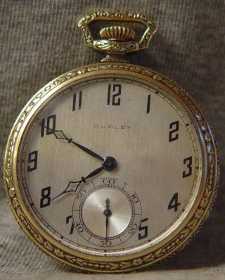 antique 14k Dudley masonic model 1 pocket watch 19 jewels lancaster pa 2