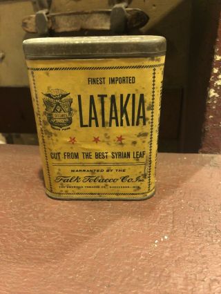 Latakia Falk Tobacco Tin Co.  Wow