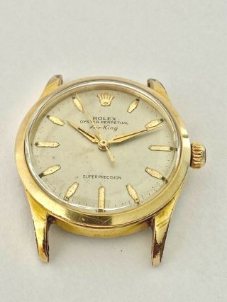 Rolex Vintage Watch Automatic 5506 Gold Plaque
