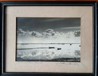 Vintage Photograph Of Provincetown Harbor By John W Gregory