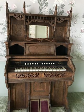 Antique Epworth Pump Organ By Williams Organ Company - Played Recently