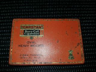 Vintage Capstan Navy Cut Cigarette Tin.  Dummy