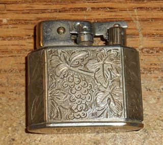 Vintage Baby Mylflam 835 Silver Semi - Automatic Lighter/very Rare