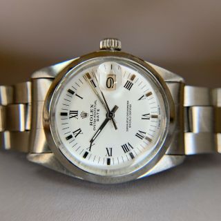 Vintage 1971 ROLEX Ref.  1500 Date Stainless Steel Watch 2
