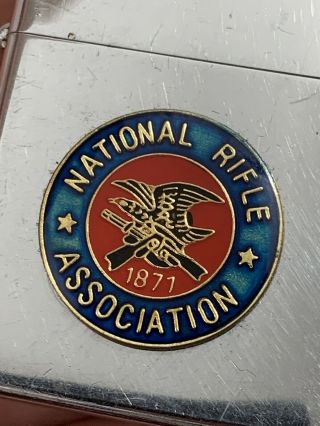 1972 Zippo Lighter - National Rifle Association - NRA Emblem 2