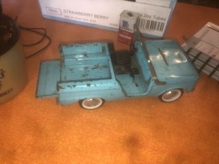 Vintage Nylint Ford Bronco Toy Truck Blue Pressed Steel 1960s