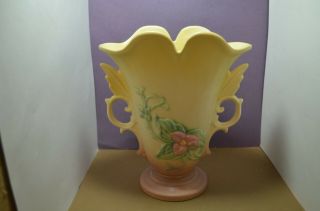 Vintage 1940s Hull Art Usa Vase Wildflowers W9 - 8 1/2 " Double Handled