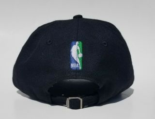 Vintage 90s Minnesota Timberwolves Adjustable Strapback NBA Hat Black - Very Good 3