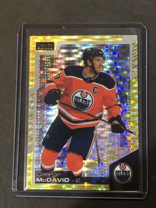 2020 - 21 O - Pee - Chee Connor Mcdavid Opc Platinum Preview Seismic Gold 01/25 Ssp